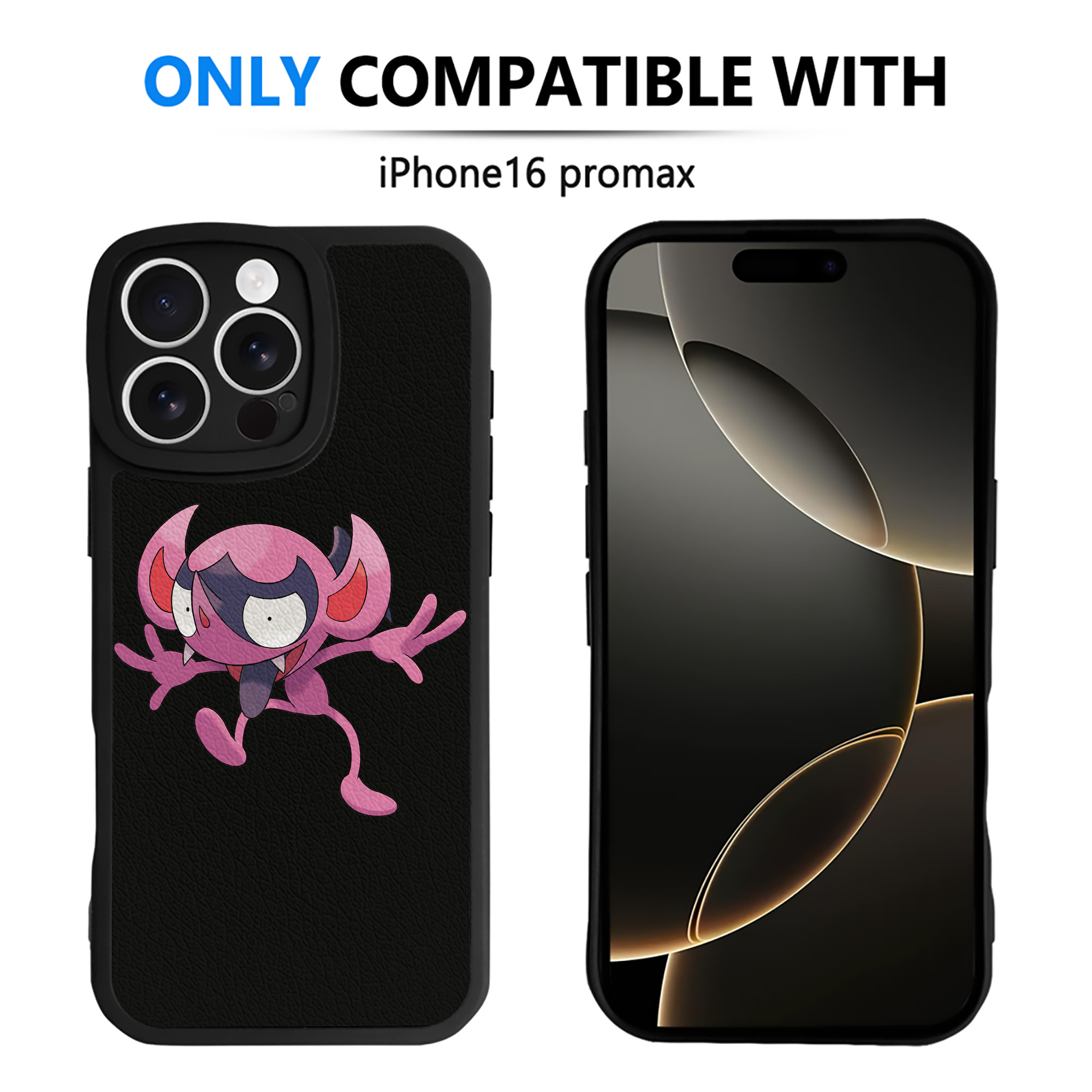 （画像用） ポケットモンスター Pokémon 【iPhone 16シリーズ対応】シリコンスマホケース（レザー調） 材質：シリコン